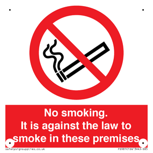 no smoking against the law